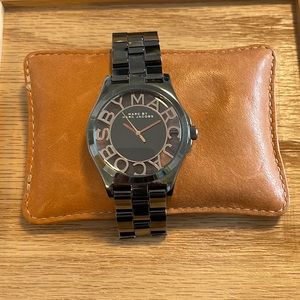 MARC JACOBS SKELETON WATCH GUN METAL MBM3264